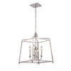 2245-PN_NOSHADE Libby Langdon Sylvan 4 Light Lantern Chandelier | Main Image