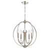 2247-PN Libby Langdon Sylvan 5 Light Chandelier | Alternate Image