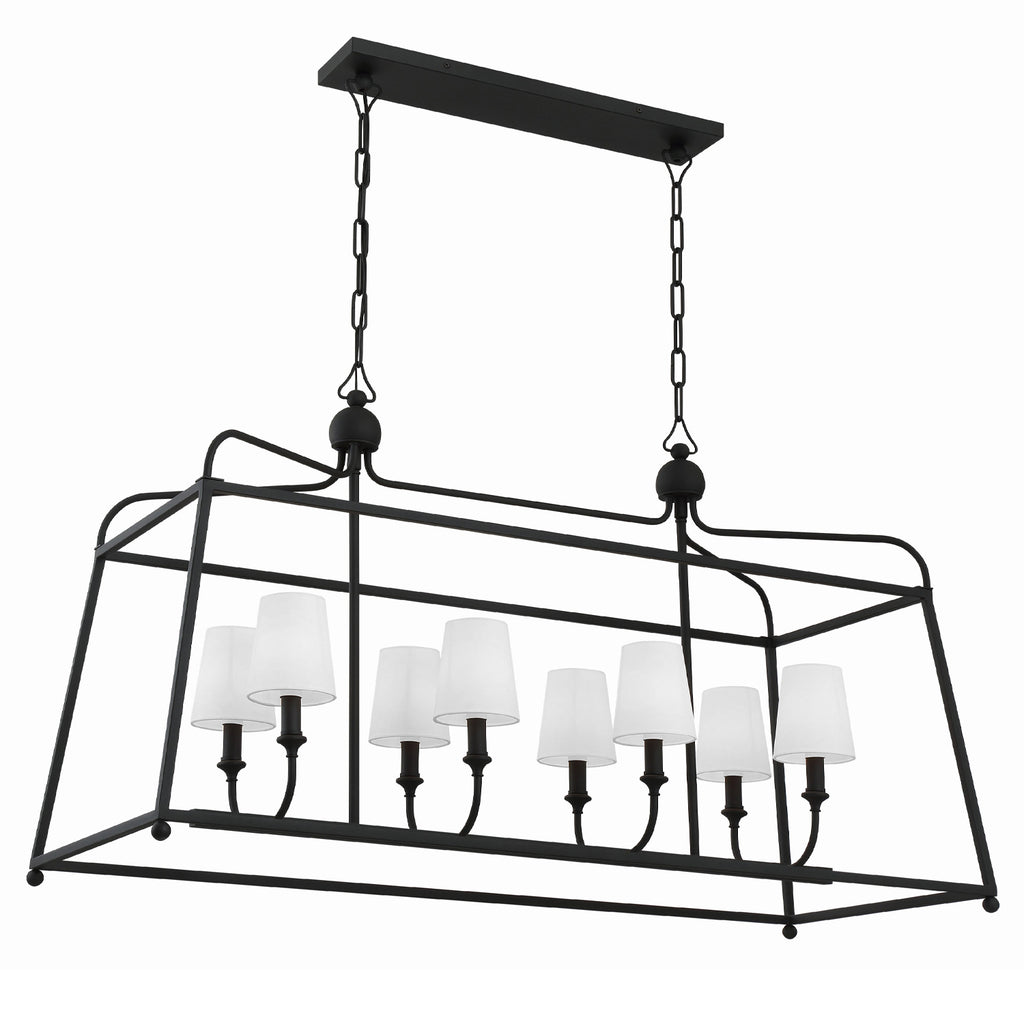 2249-BF Sylvan 42'' Linear Chandelier | Alternate Image