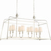 2249-PN Libby Langdon Sylvan 8 Light Linear Chandelier | Alternate Image