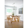 Crystorama Sylvan 42'' Linear Chandelier in Polished Nickel - Lifestyle View