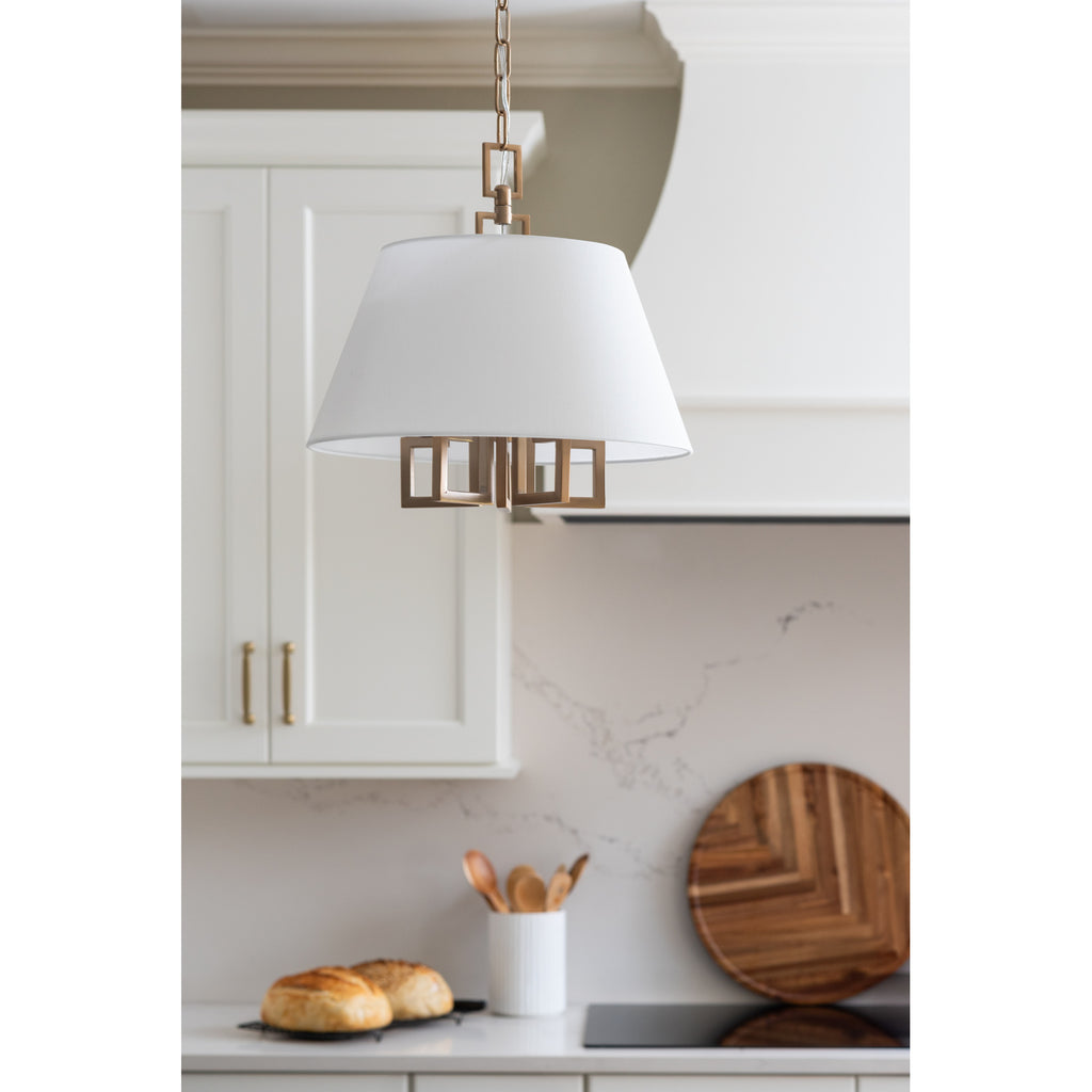 Crystorama Westwood 16'' Chandelier in Vibrant Gold - Lifestyle View