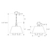 Crystorama Westwood 16'' Chandelier - Product Dimensions