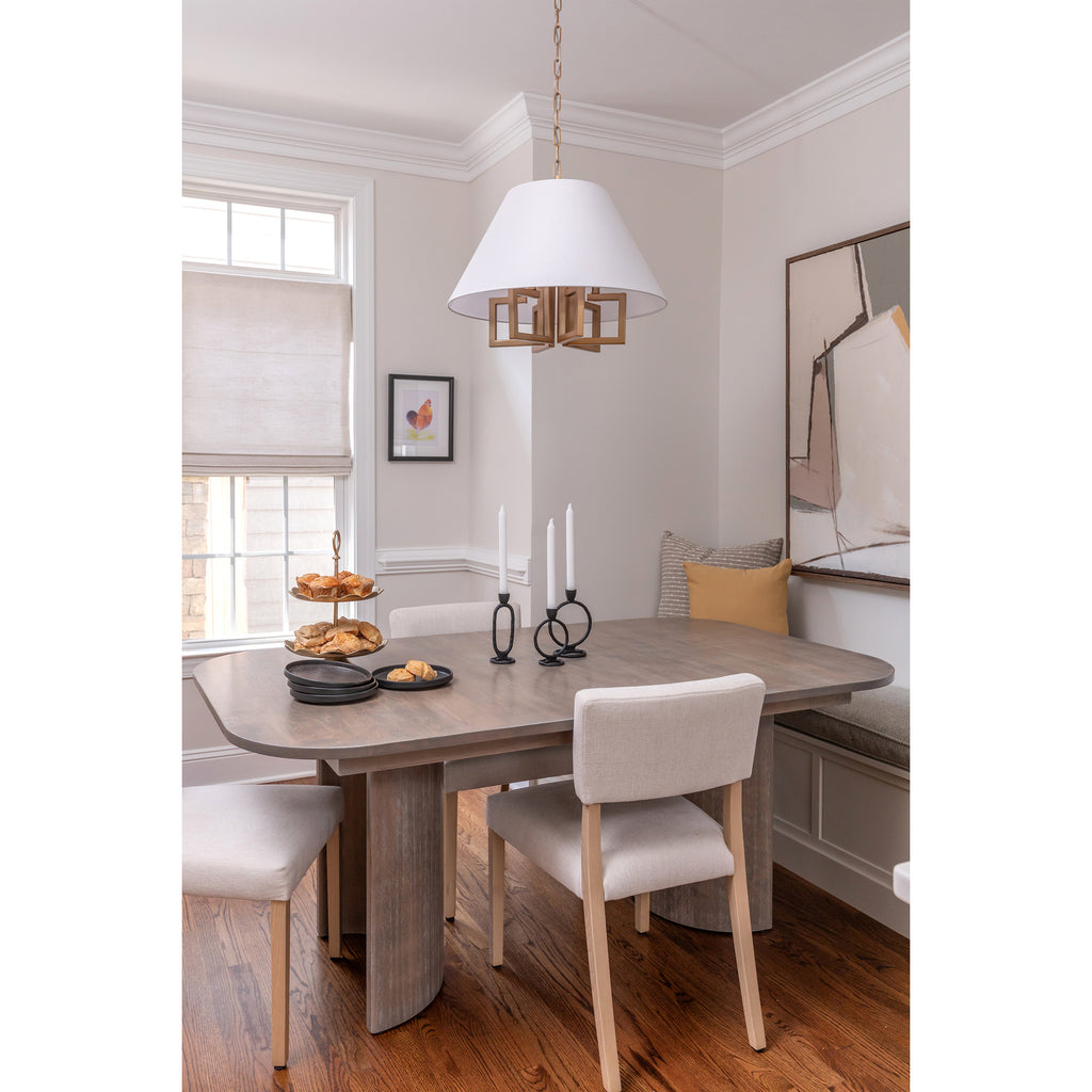 Crystorama Westwood 24'' Chandelier in Vibrant Gold - Lifestyle View