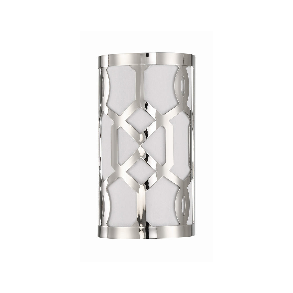Crystorama Jennings 6.5'' Sconce in Polished Nickel - Additional View