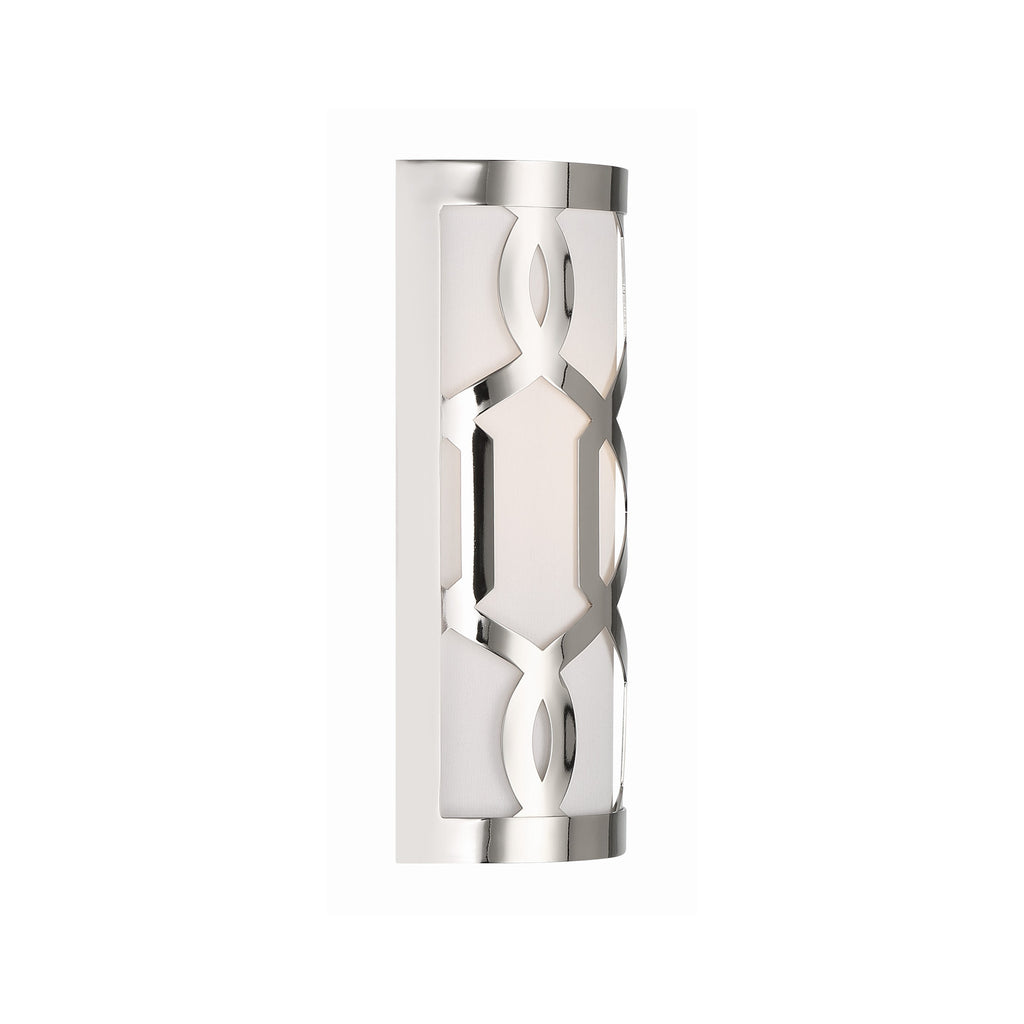 Crystorama Jennings 6.5'' Sconce in Polished Nickel - Additional View