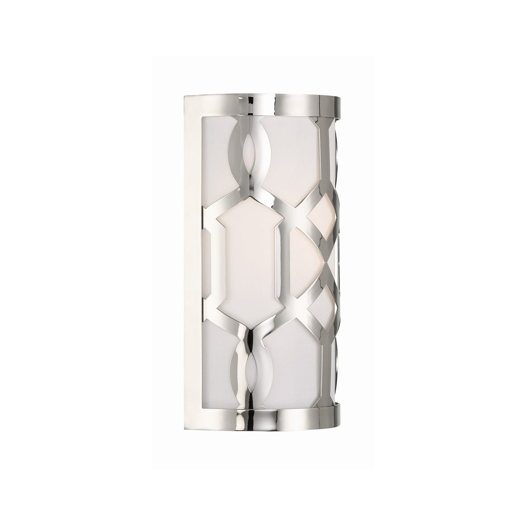 Crystorama Jennings 6.5'' Sconce in Polished Nickel - Additional View