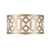 Crystorama Jennings 16.25'' Flush Mount in Aged Brass - Additional View