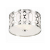 Crystorama Jennings 16.25'' Flush Mount in Polished Nickel - Additional View