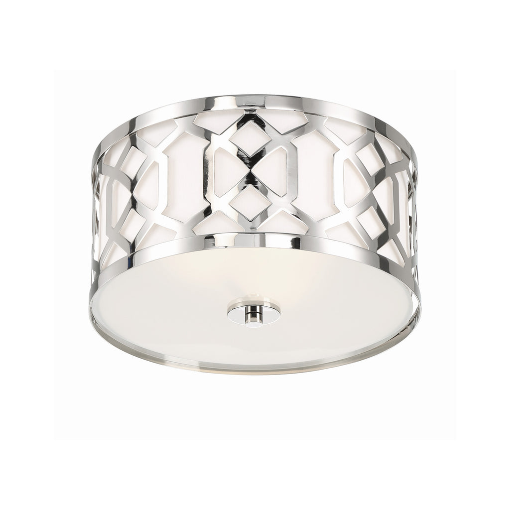 Crystorama Jennings 16.25'' Flush Mount in Polished Nickel - Additional View