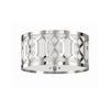 Crystorama Jennings 16.25'' Flush Mount in Polished Nickel - Additional View