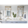 Crystorama Jennings 24'' Integrated LED Bathroom Vanity in Aged Brass - Lifestyle View