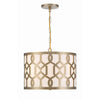 Crystorama Jennings 18.25'' Pendant in Aged Brass - Additional View