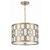 Crystorama Jennings 18.25'' Pendant in Aged Brass - Additional View