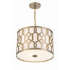 Crystorama Jennings 18.25'' Pendant in Aged Brass - Additional View