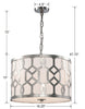 2265-PN Libby Langdon Jennings 3 Light Pendant | Dimensions Image