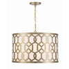 Crystorama Jennings 24.25'' Pendant in Aged Brass - Additional View