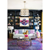 Crystorama Jennings 24.25'' Pendant in Aged Brass - Lifestyle View