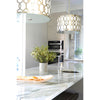 Crystorama Jennings 24.25'' Pendant in Polished Nickel - Lifestyle View