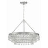Crystorama Calypso 25'' Chandelier in Polished Chrome - Additional View