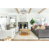 Crystorama Calypso 25'' Chandelier in Matte Black - Lifestyle View