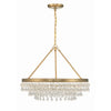Crystorama Calypso 25'' Chandelier in Vibrant Gold - Additional View