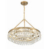 Crystorama Calypso 25'' Chandelier in Vibrant Gold - Additional View