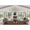 Crystorama Calypso 25'' Chandelier in Vibrant Gold - Lifestyle View