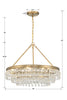 237-VG Calypso 6 Light Chandelier | Dimensions Image