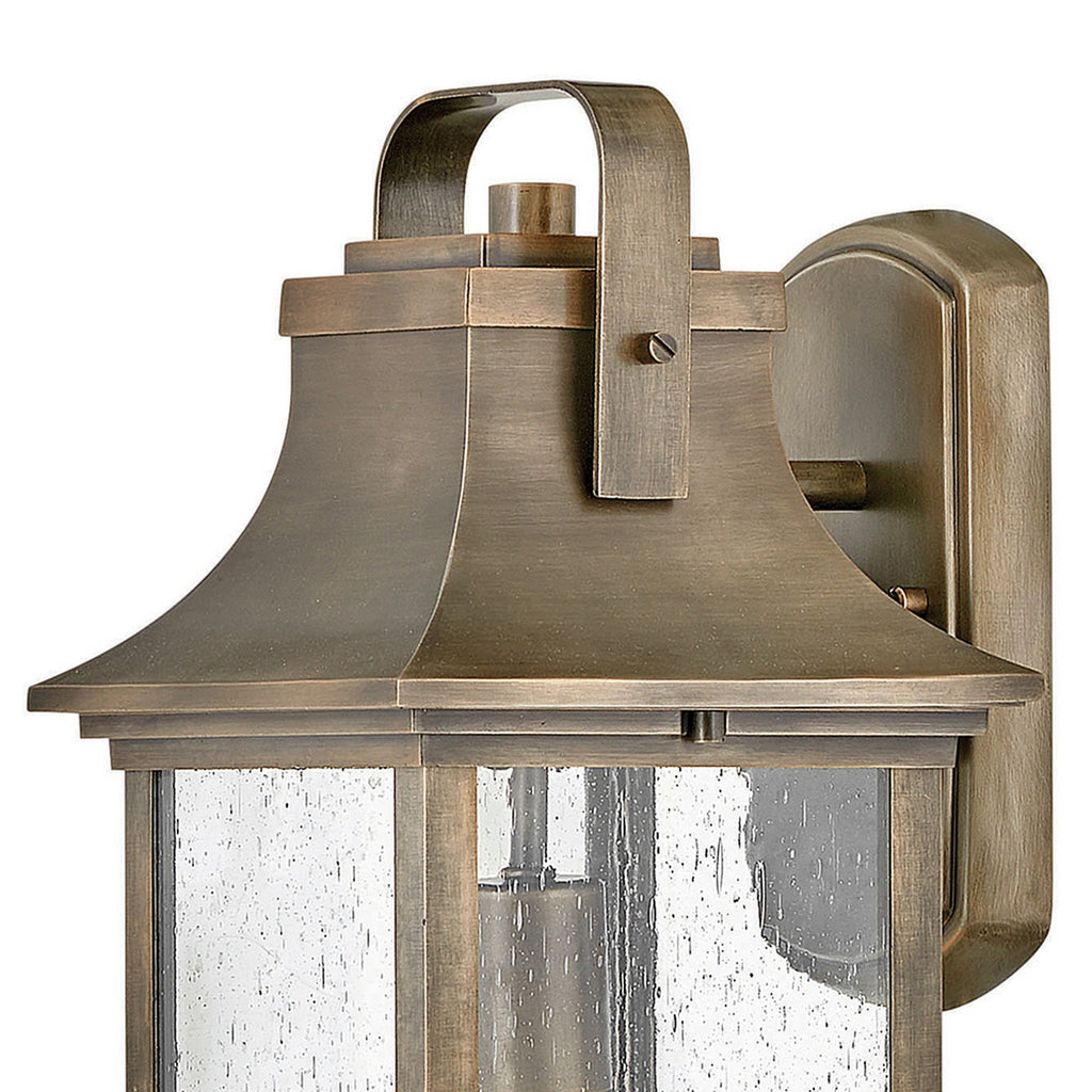 2394BU Grant 1 Light Rustic Outdoor Wall Mount | Alternate Image