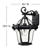 2440CB San Clemente 1 Light Traditional Outdoor Wall Mount | Alternate Image