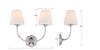 2442-OP-CH Libby Langdon Sylvan 2 Light Sconce | Dimensions Image