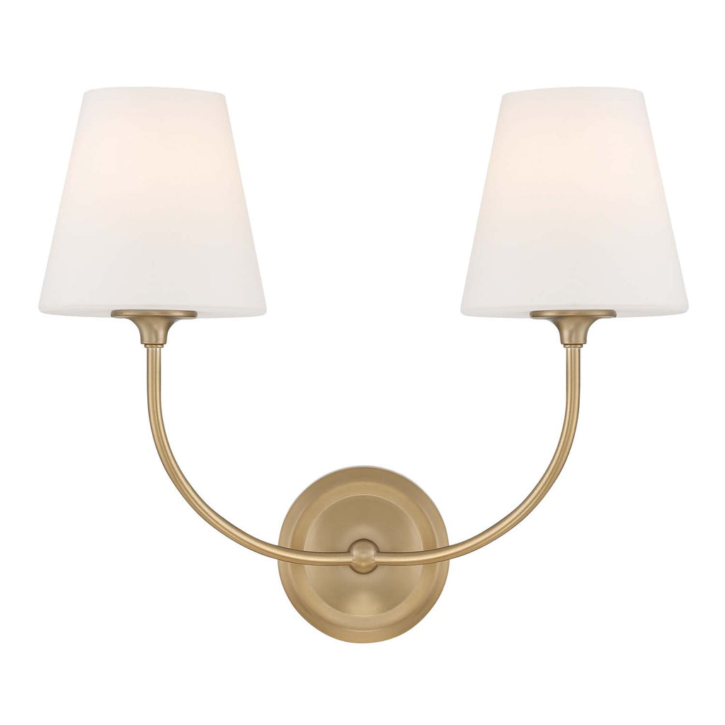 2442-OP-VG Libby Langdon Sylvan 2 Light Sconce | Main Image