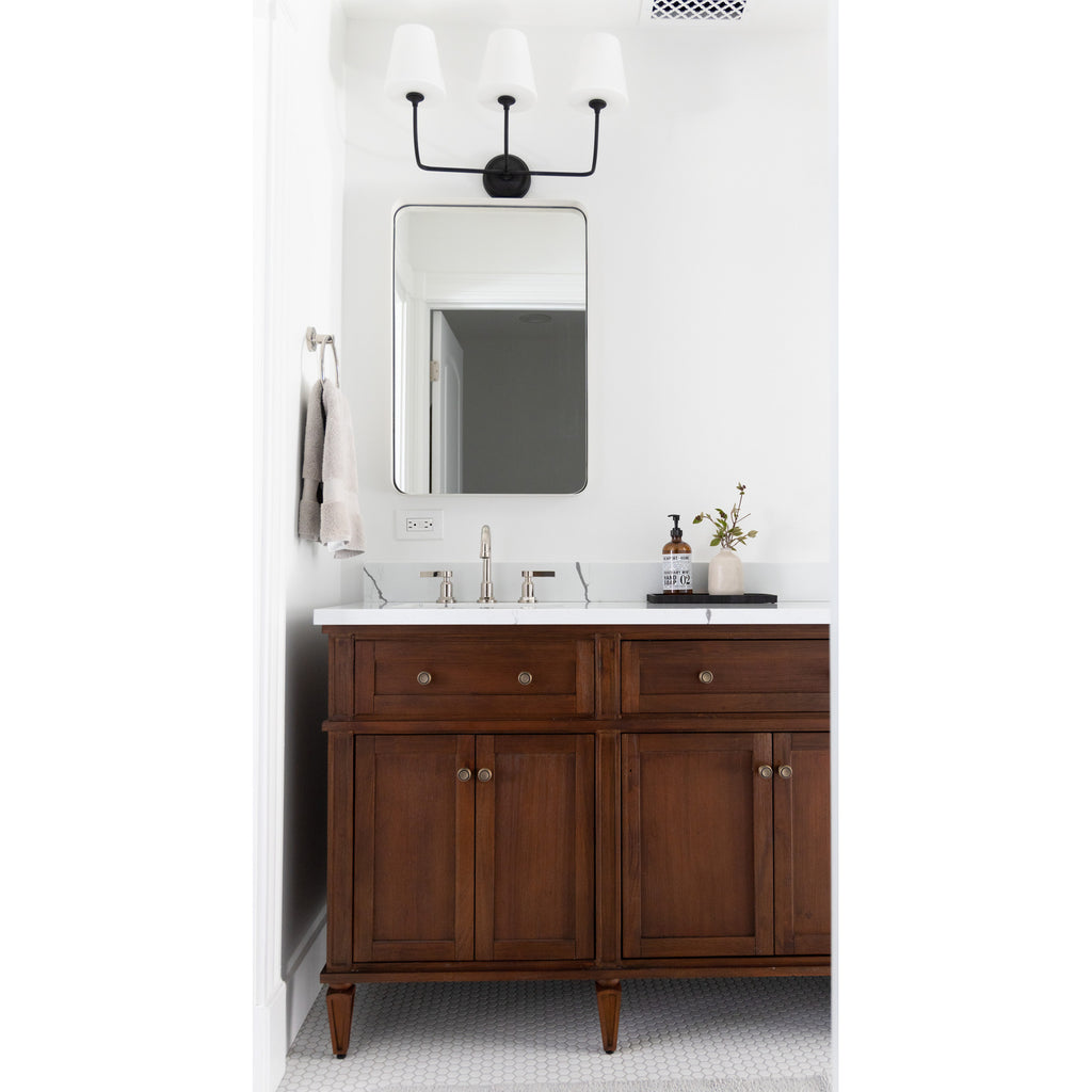Crystorama Sylvan 23.25'' Bathroom Vanity in Black Forged - Lifestyle View