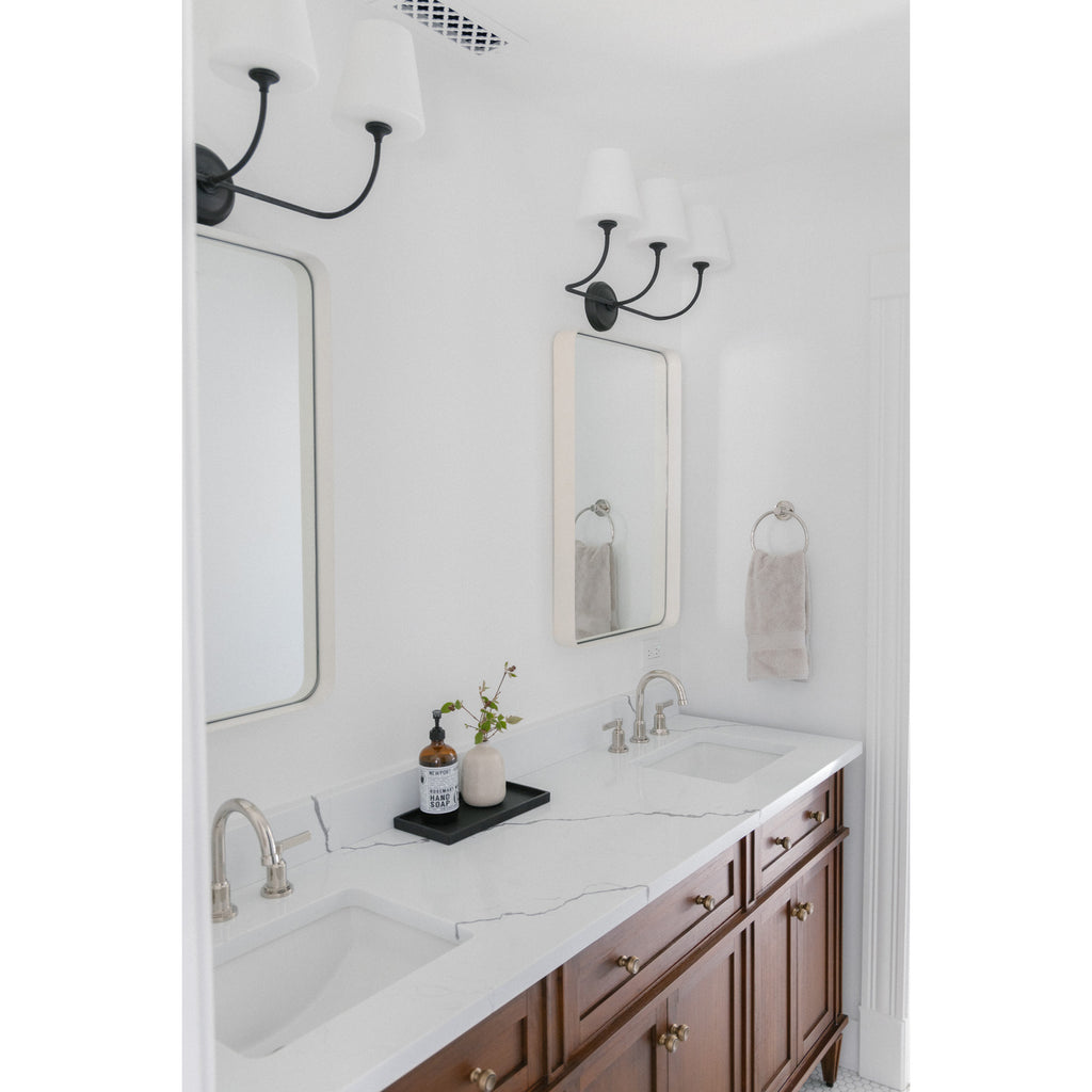 Crystorama Sylvan 23.25'' Bathroom Vanity in Black Forged - Lifestyle View