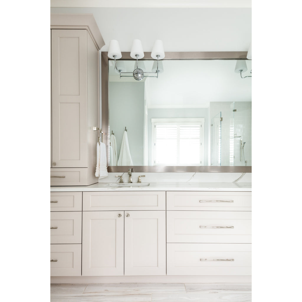 Crystorama Sylvan 23.25'' Bathroom Vanity in Polished Chrome - Lifestyle View