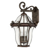 2444CB San Clemente 3 Light Traditional Outdoor Wall Mount Main Image