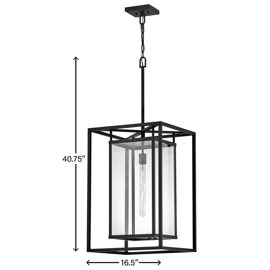 2592BK-LL Max 1 Light Industrial Outdoor Pendant | Alternate Image