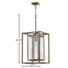 2592BK-LL Max 1 Light Industrial Outdoor Pendant | Alternate Image