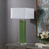 Tropical Green Table Lamp - Luxury Lighting- Alternate Image