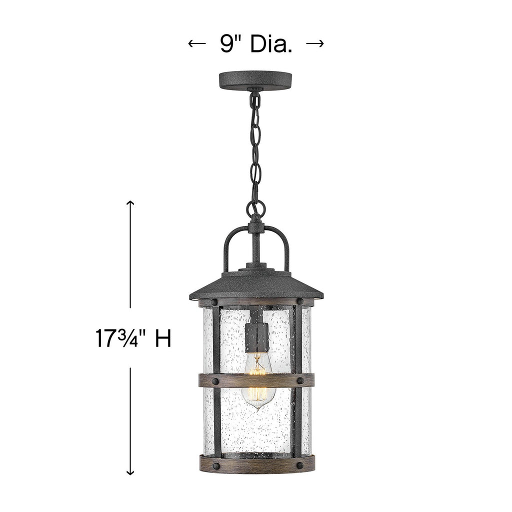 2682DZ Lakehouse 1 Light Industrial Outdoor Chandelier | Alternate Image