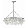 Crystorama Calypso 30'' Chandelier in Polished Chrome - Additional View