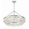 Crystorama Calypso 30'' Chandelier in Polished Chrome - Additional View