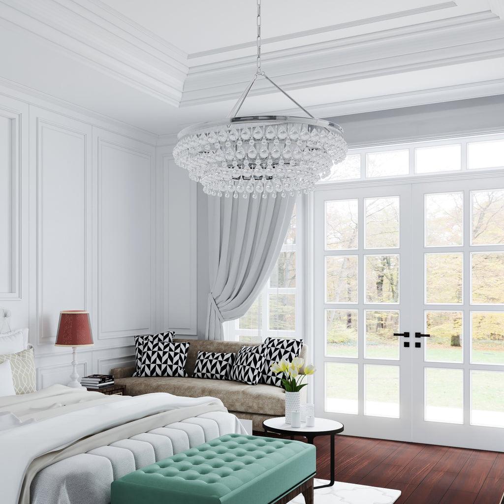 275-CH Calypso 6 Light Chandelier | Lifestyle Image