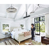 Crystorama Calypso 30'' Chandelier in Matte Black - Lifestyle View