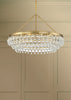 275-VG Calypso 6 Light Chandelier | Lifestyle Image