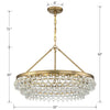 275-VG Calypso 6 Light Chandelier | Dimensions Image