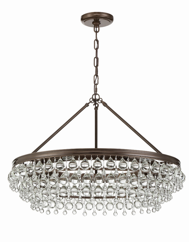 275-VZ Calypso 6 Light Chandelier | Alternate Image