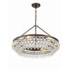 Crystorama Calypso 30'' Chandelier in Vibrant Bronze - Additional View