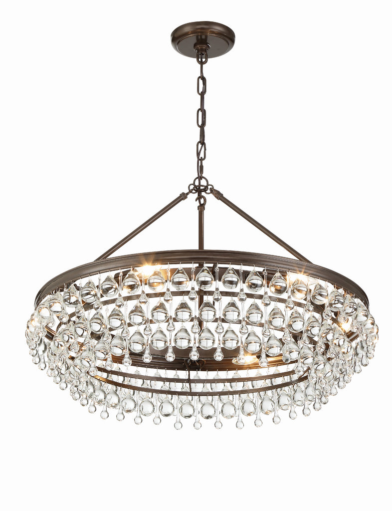 275-VZ Calypso 6 Light Chandelier | Alternate Image